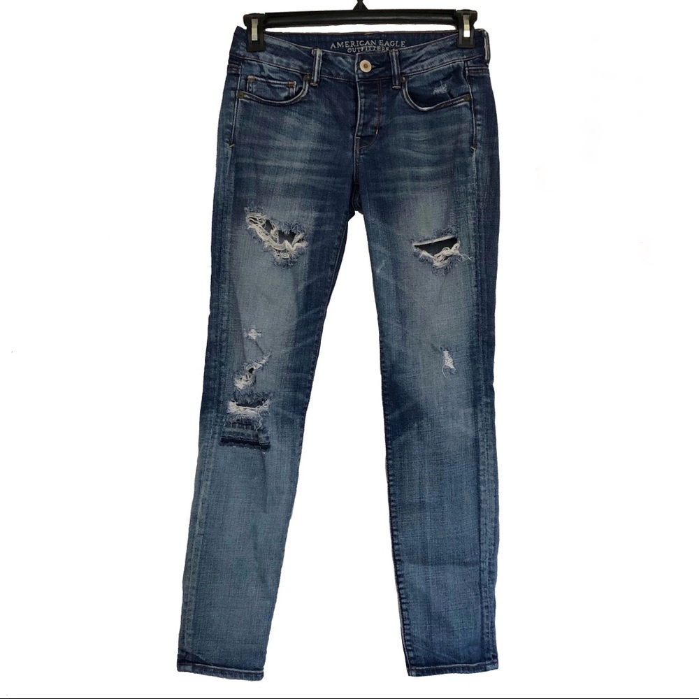 American Eagle Distressed Skinny Jeans
